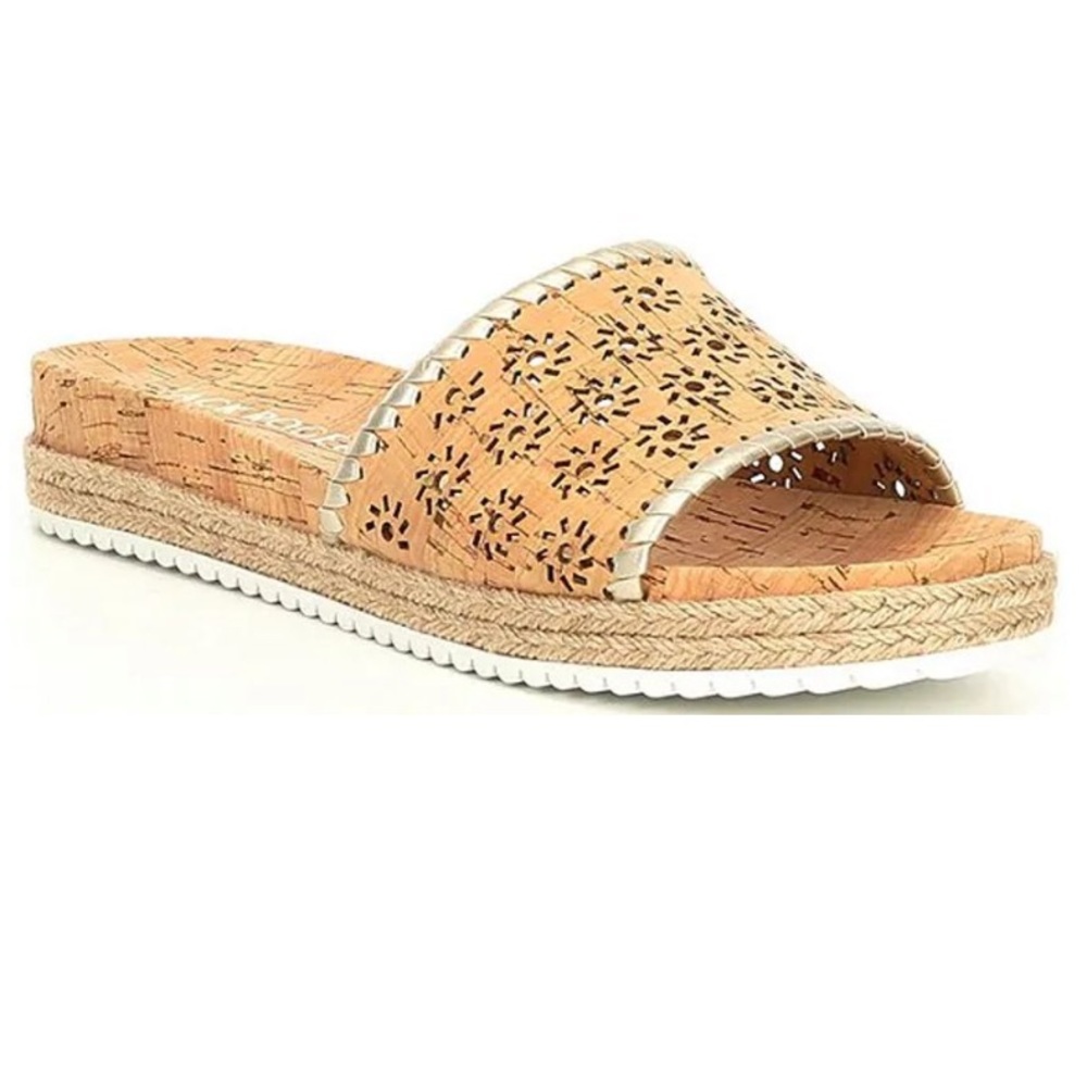 Jack Rogers "Ro" Cork Slides - Size 8.5 - EUC